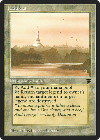 Karakas (LEG-)  - Legends