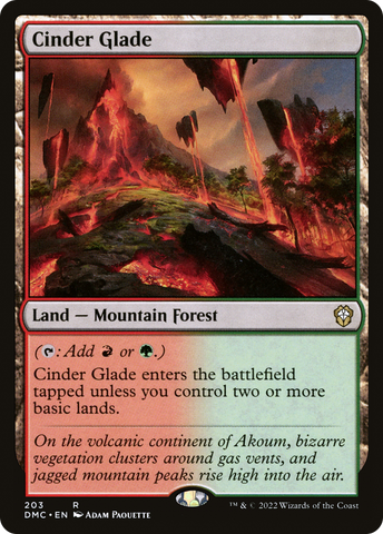 Cinder Glade (DMC-203)  - Dominaria United Commander