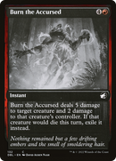 Burn the Accursed (DBL-132)  Foil - Innistrad: Double Feature