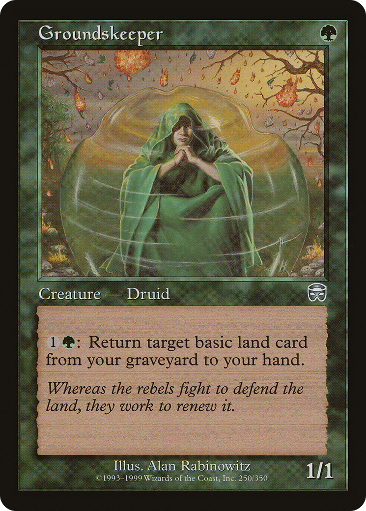 Groundskeeper (MMQ-250)  - Mercadian Masques