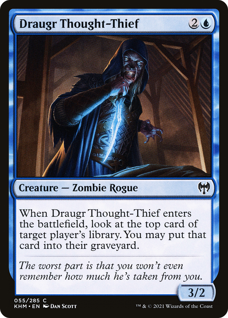 Draugr Thought-Thief (KHM-055)  Foil - Kaldheim