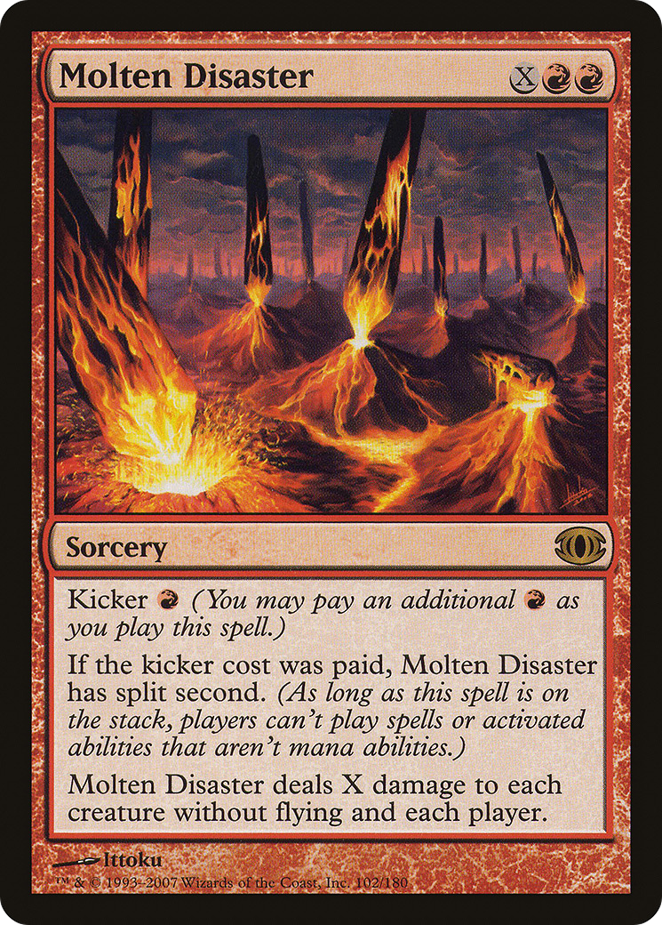 Molten Disaster (FUT-102)  - Future Sight