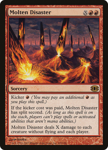 Molten Disaster (FUT-102)  Foil - Future Sight