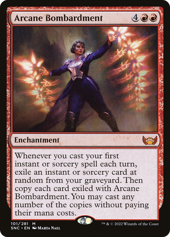 Arcane Bombardment (SNC-101)  Foil - Streets of New Capenna