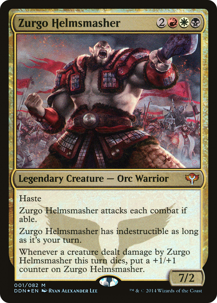 Zurgo Helmsmasher (DDN-001)  - Duel Decks: Speed vs. Cunning