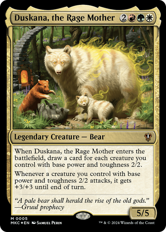 Duskana, the Rage Mother (MKC-005)  Foil - Murders at Karlov Manor Commander