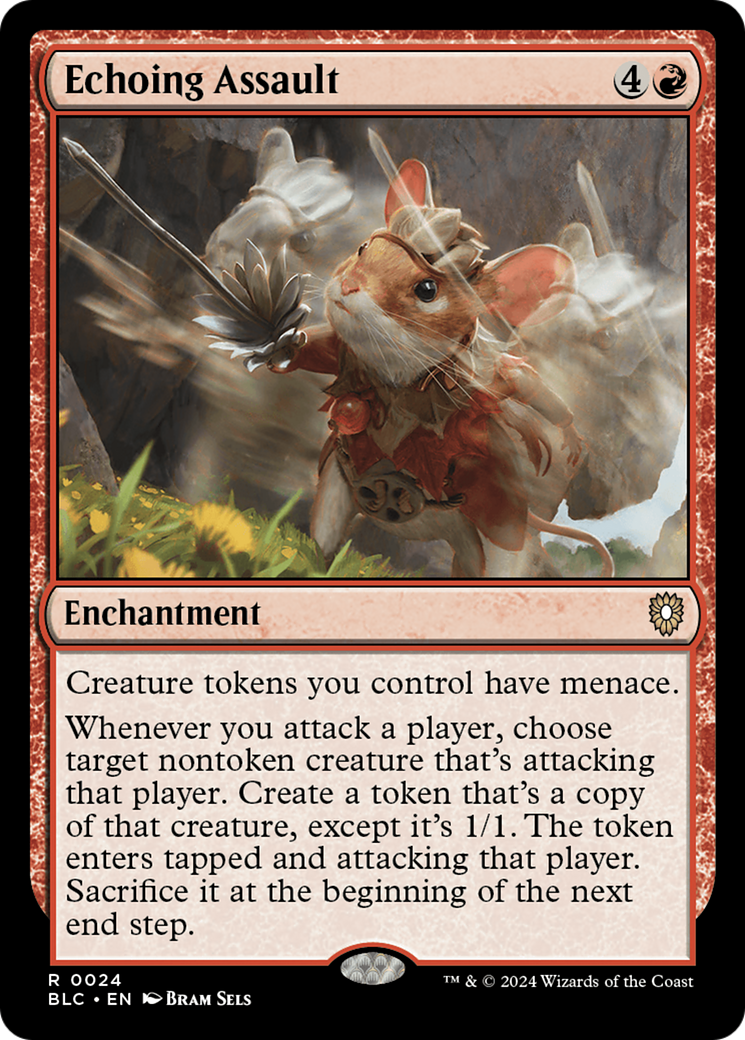 Echoing Assault (BLC-024)  - Bloomburrow Commander