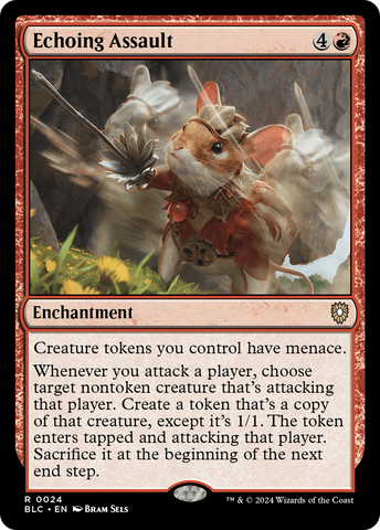 Echoing Assault (BLC-024)  - Bloomburrow Commander