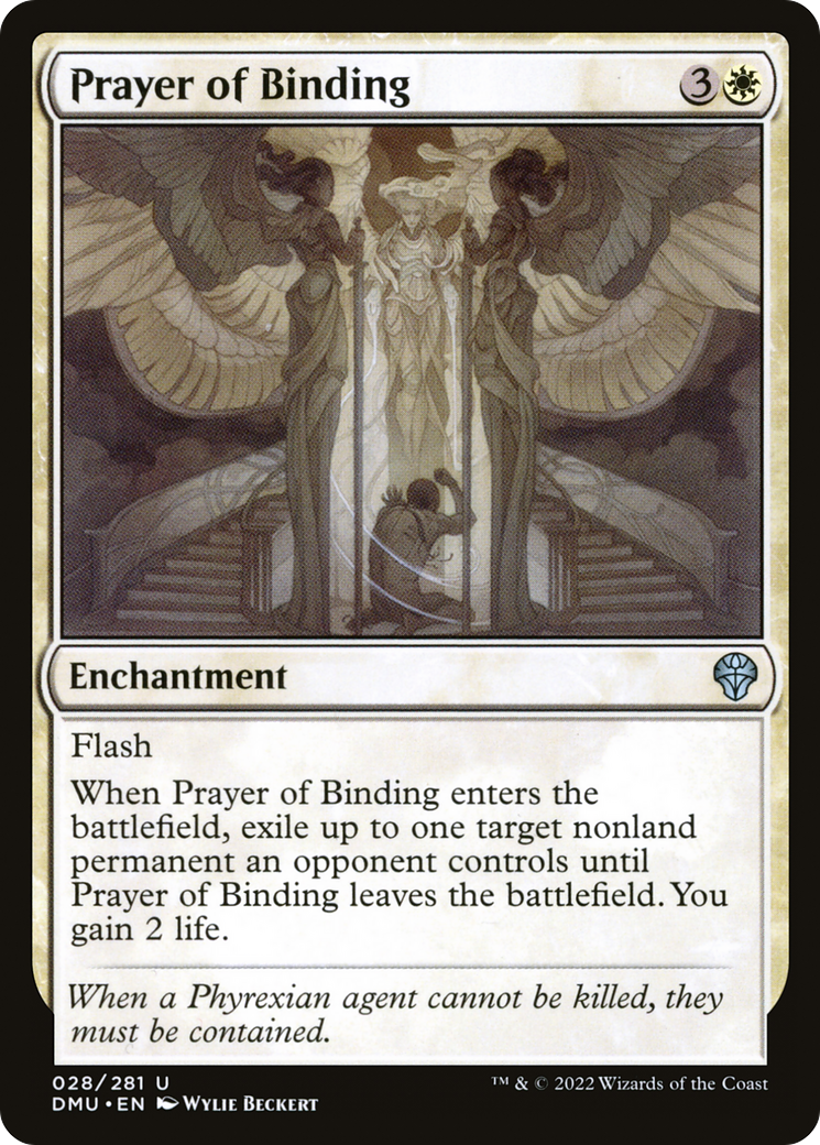 Prayer of Binding (DMU-028)  Foil - Dominaria United