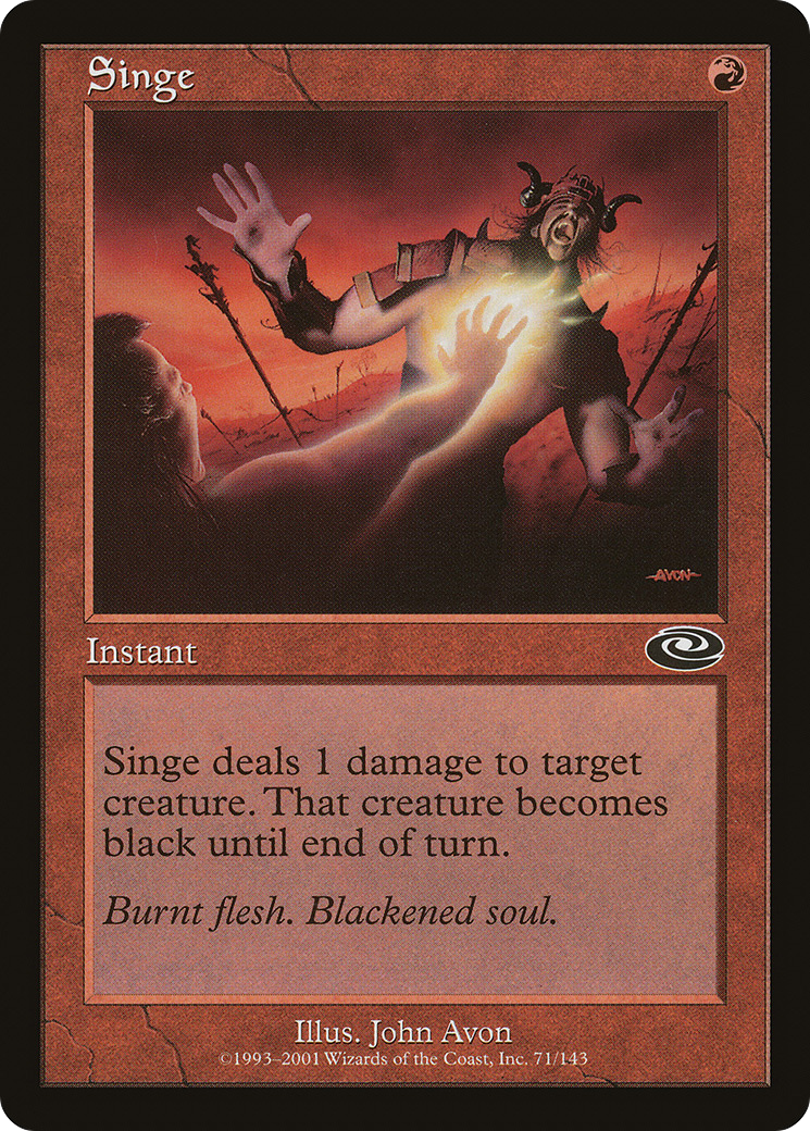 Singe (PLS-071) - Planeshift Foil