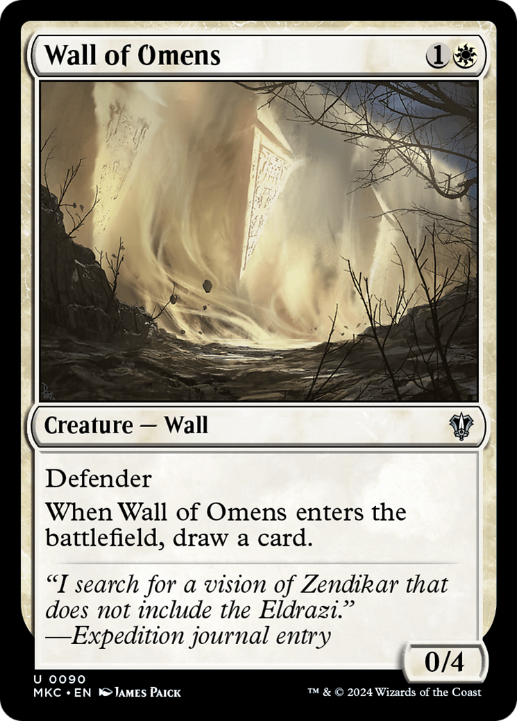 Wall of Omens (MKC-090)  - Murders at Karlov Manor Commander