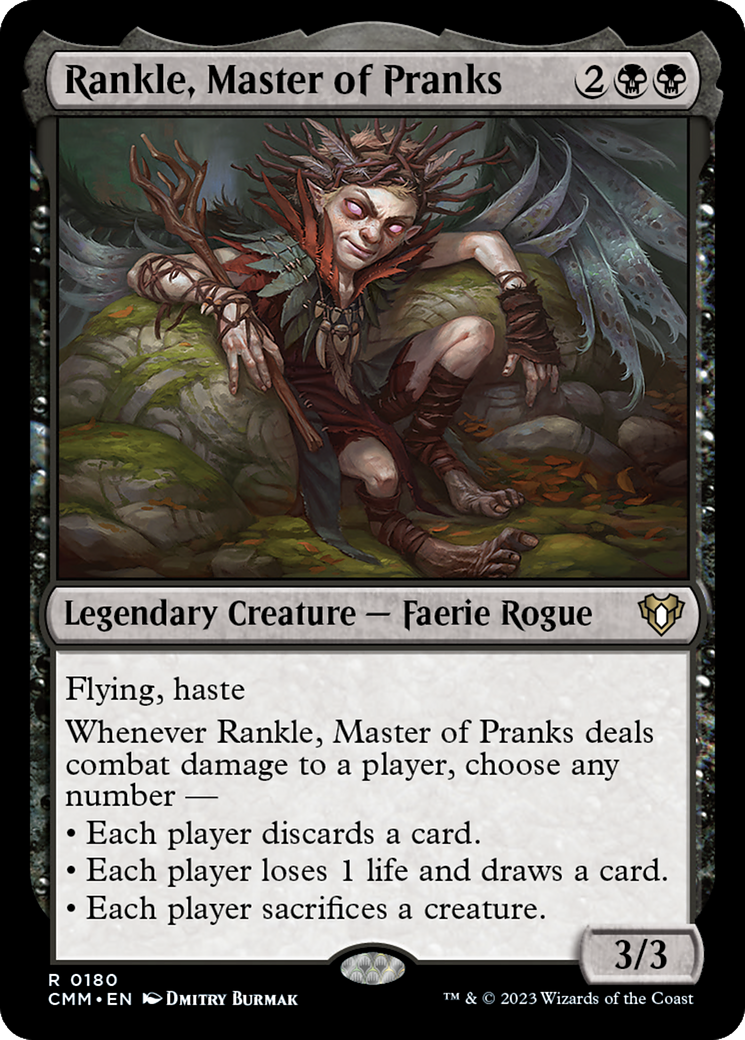 Rankle, Master of Pranks (CMM-180)  - Commander Masters
