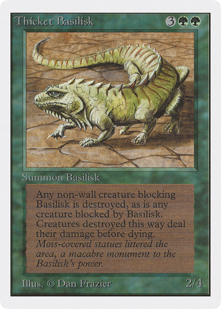 Thicket Basilisk (2ED-)  - Unlimited Edition