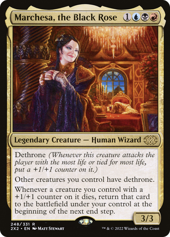 Marchesa, the Black Rose (2X2-248)  Foil - Double Masters 2022