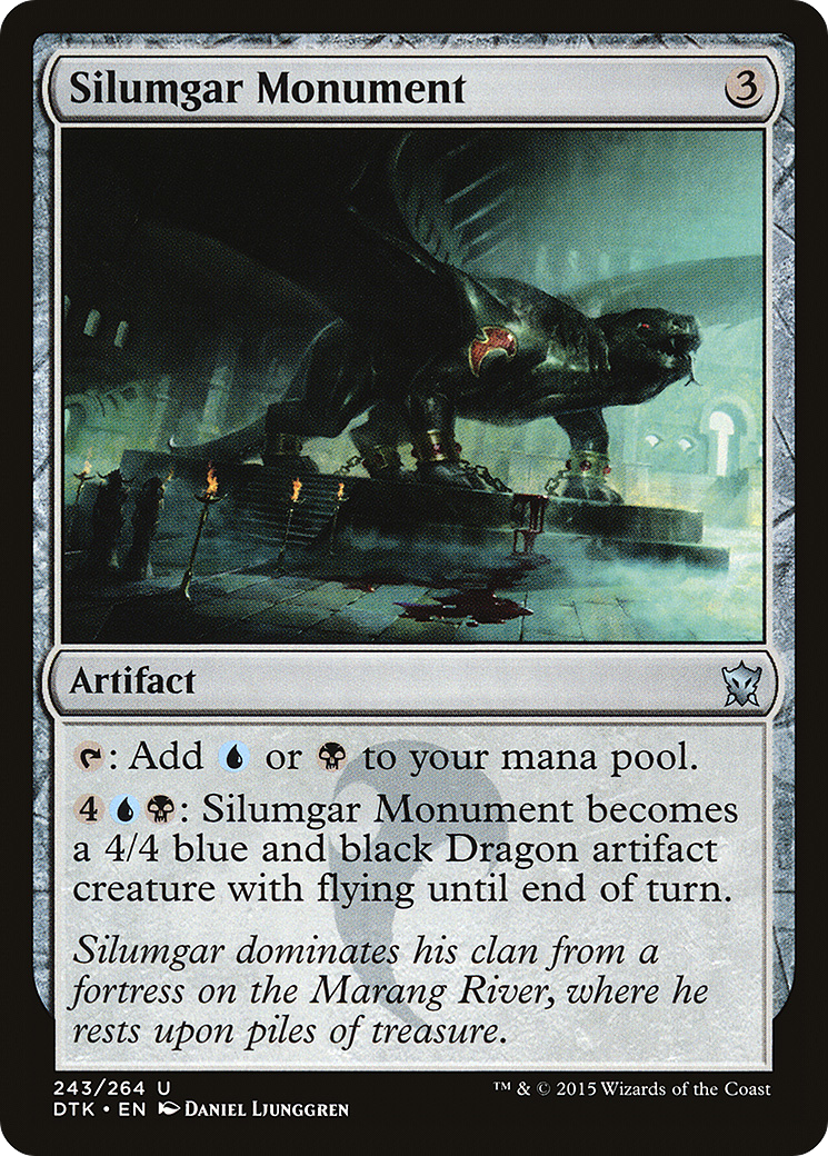Silumgar Monument (DTK-243) - Dragons of Tarkir