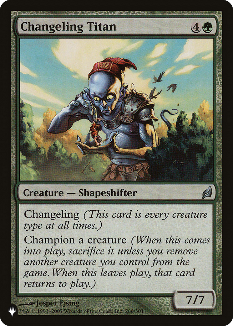 Changeling Titan (LIST-LRW-200)  - The List