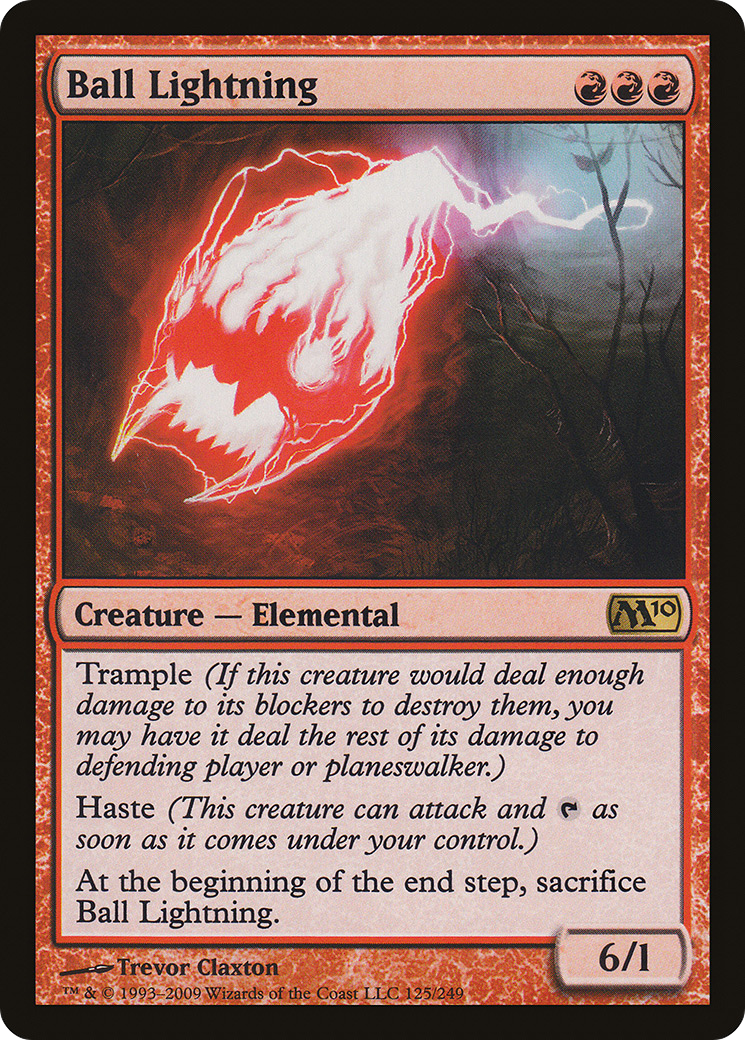 Ball Lightning (M10-125)  Foil - Magic 2010