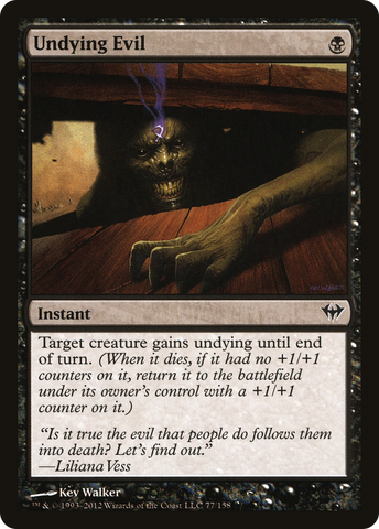 Undying Evil (DKA-077)  Foil - Dark Ascension