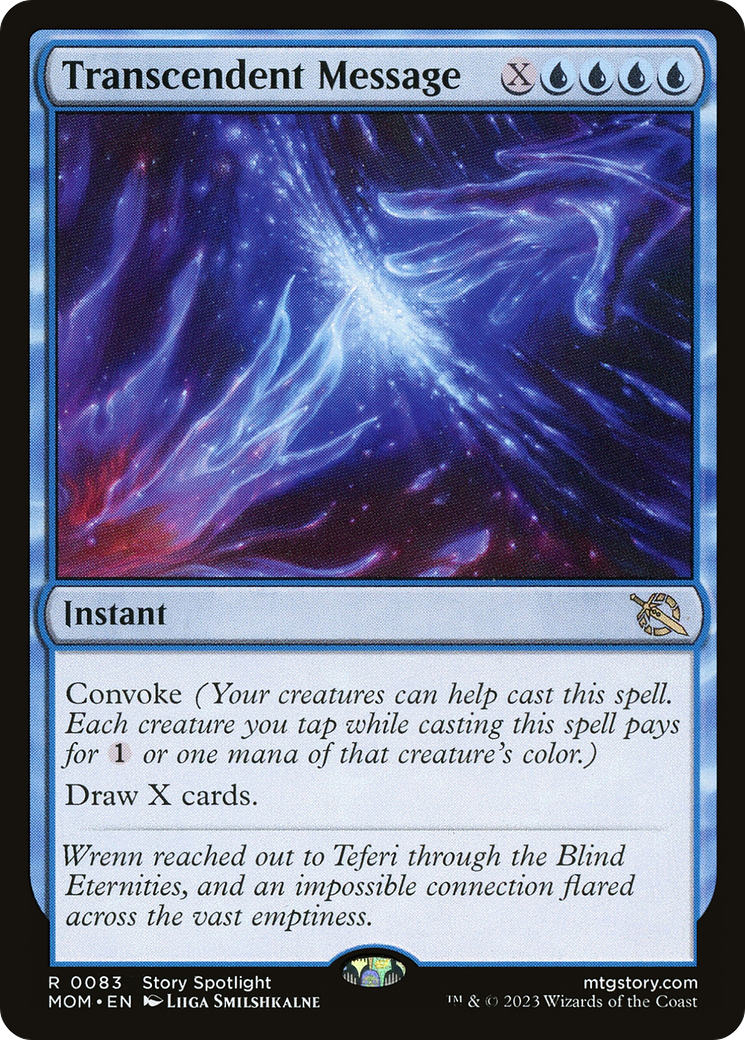 Transcendent Message (MOM-083)  Foil - March of the Machine