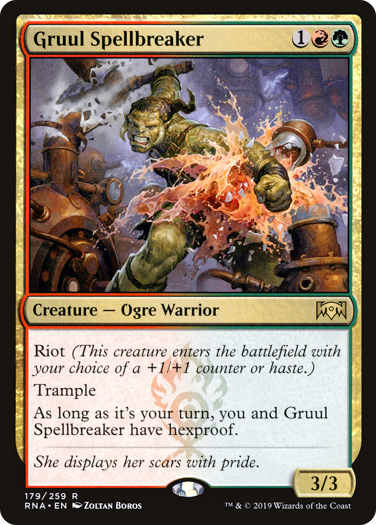 Gruul Spellbreaker (RNA-179)  - Ravnica Allegiance