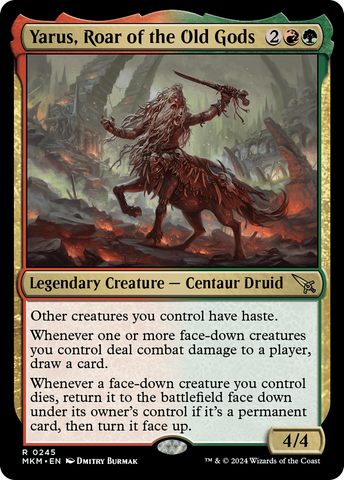 Yarus, Roar of the Old Gods (MKM-245)  Foil - Murders at Karlov Manor