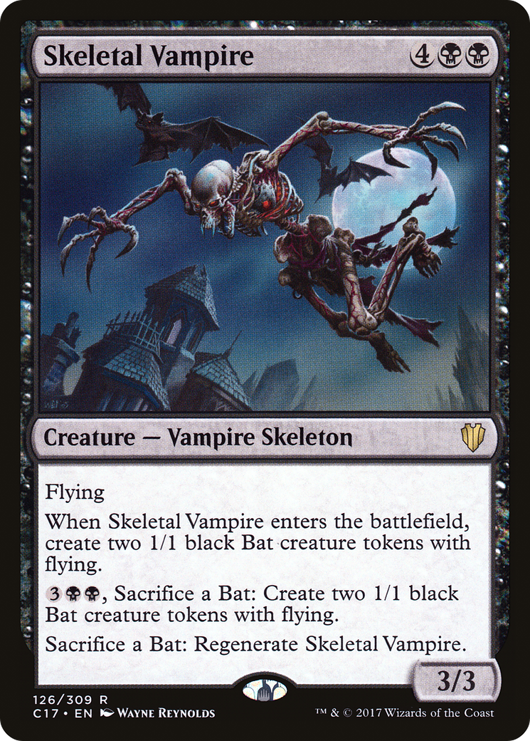 Skeletal Vampire (C17-126)  - Commander 2017