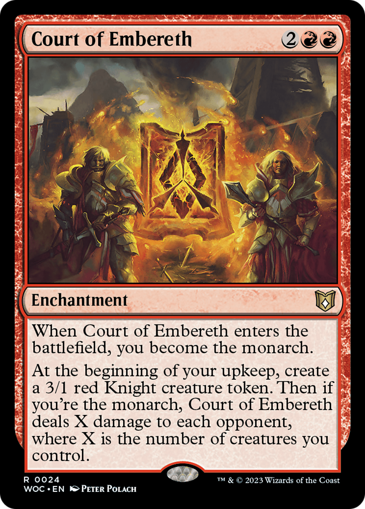 Court of Embereth (WOC-024)  Foil - Wilds of Eldraine Commander
