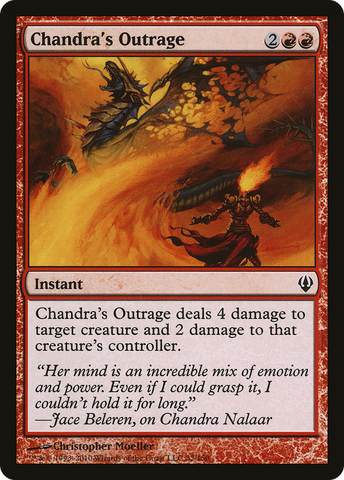 Chandra's Outrage (ARC-032)  - Archenemy