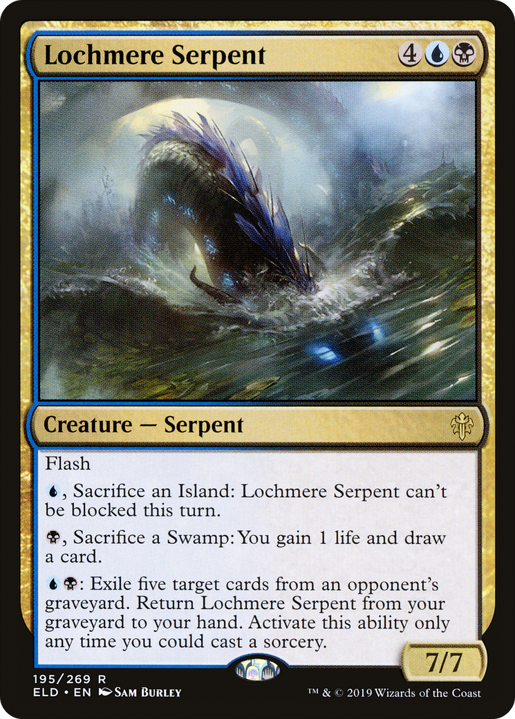 Lochmere Serpent (ELD-195)  Foil - Throne of Eldraine
