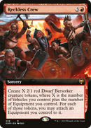 Reckless Crew (Extended Art) (KHM-359)  Foil - Kaldheim