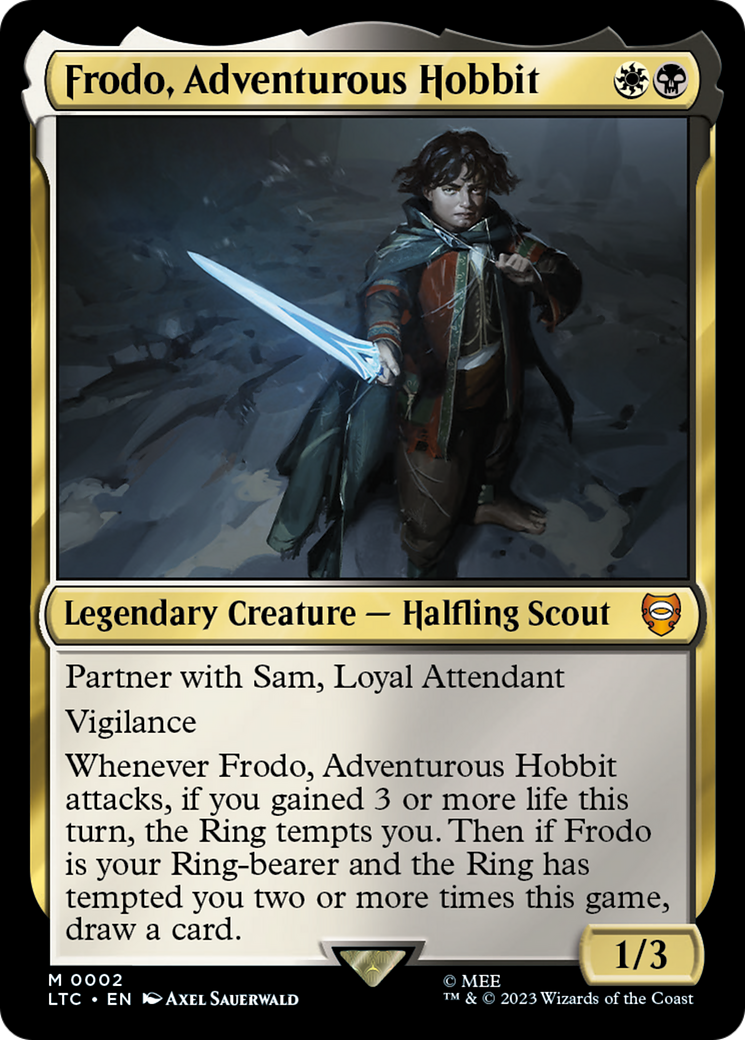 Frodo, Adventurous Hobbit (LTC-002)  - Tales of Middle-earth Commander