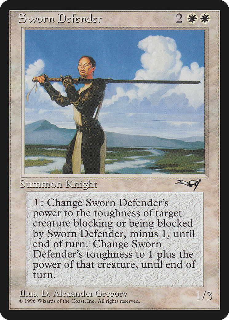 Sworn Defender (ALL-)  - Alliances