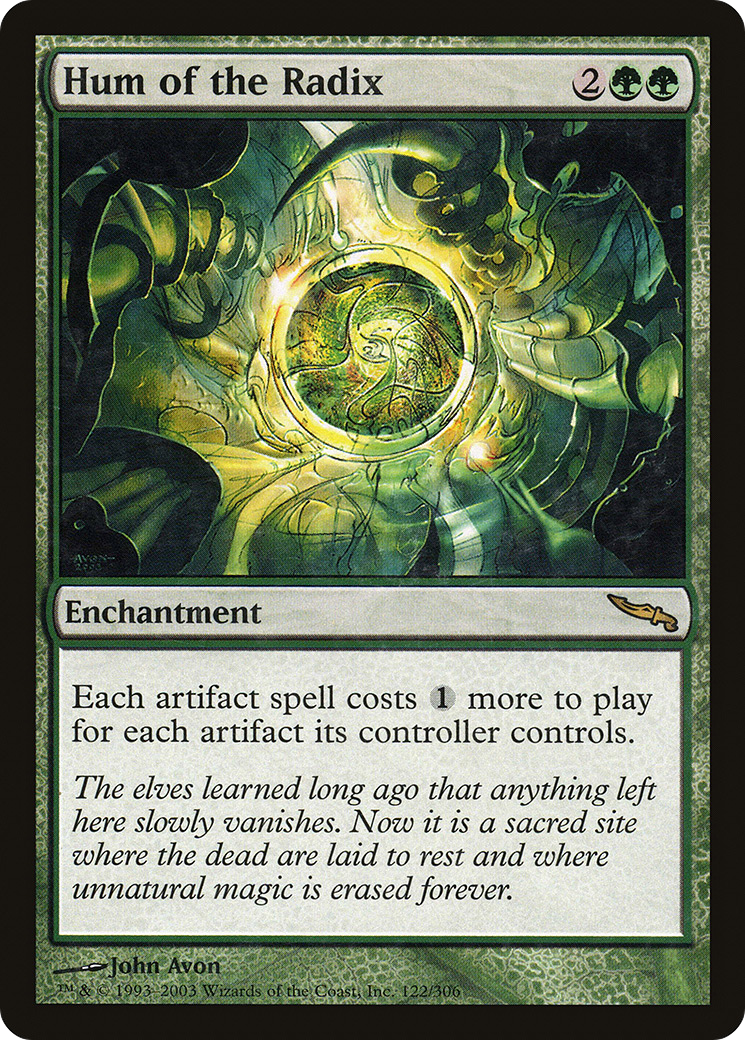 Hum of the Radix (MRD-122)  Foil - Mirrodin