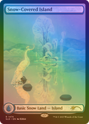 Snow-Covered Island (1474) (Rainbow Foil) (SLD-1474★) - Secret Lair Drop: (Full Art) Foil