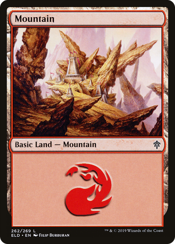 Mountain (262) (ELD-262)  Foil - Throne of Eldraine