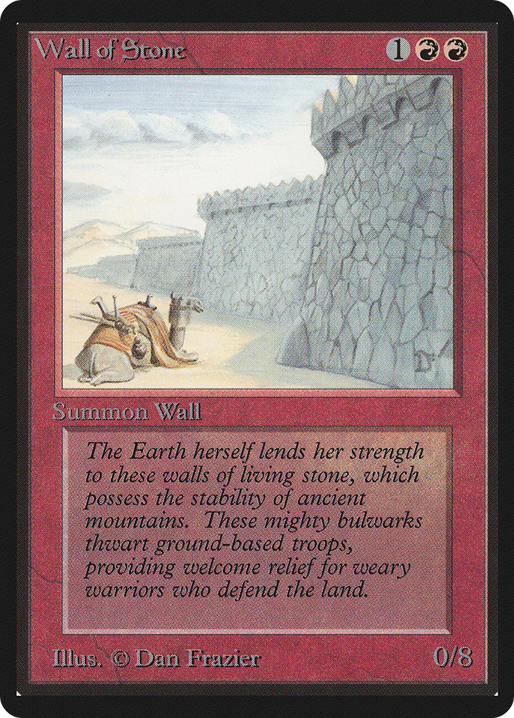 Wall of Stone (LEB-) - Limited Edition Beta