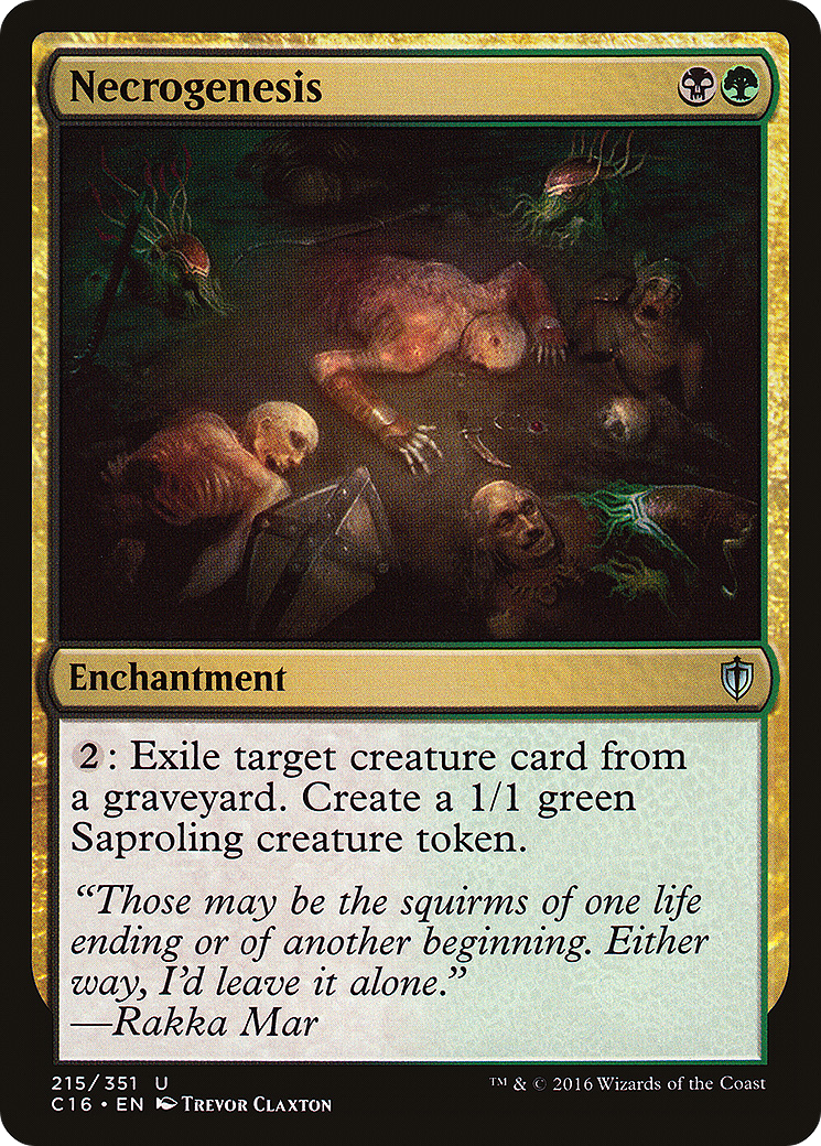 Necrogenesis (C16-215)  - Commander 2016