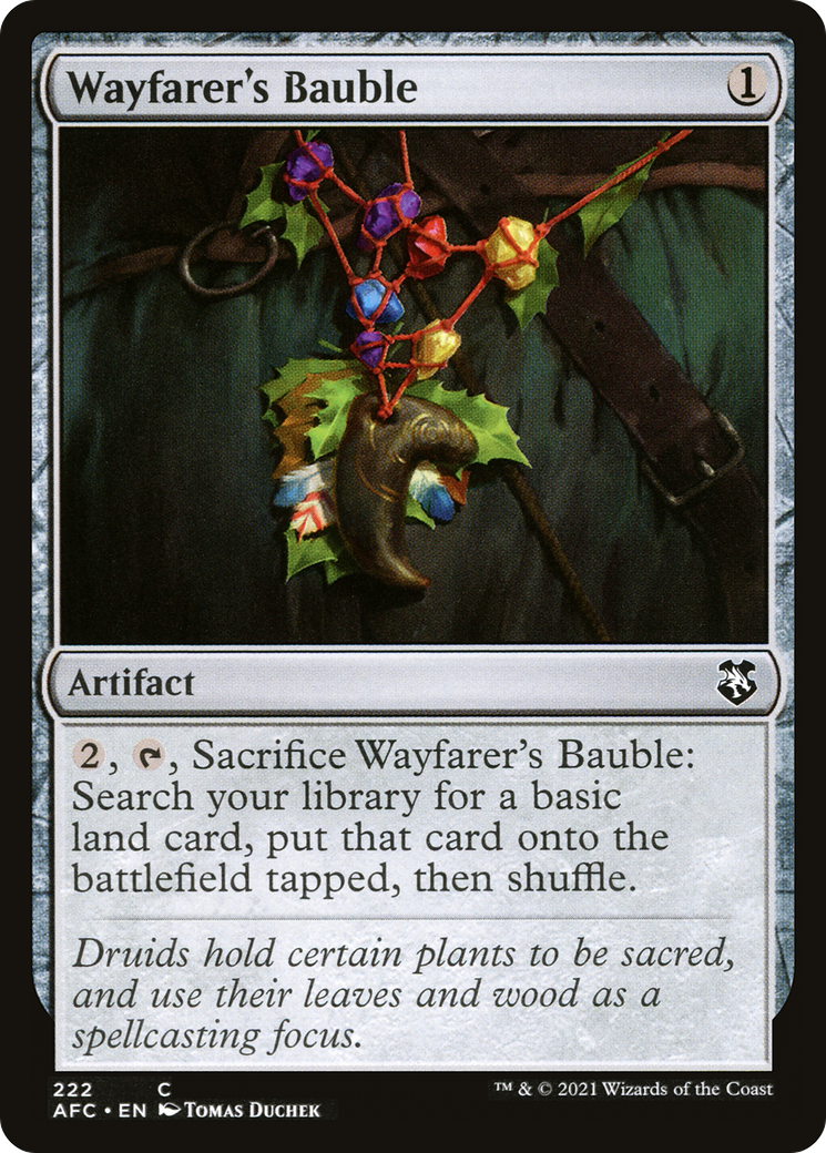 Wayfarer's Bauble (AFC-222)  - Forgotten Realms Commander