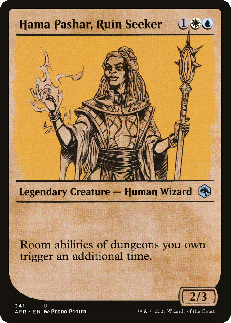 Hama Pashar, Ruin Seeker (Showcase) (AFR-341)  - Adventures in the Forgotten Realms: (Showcase)