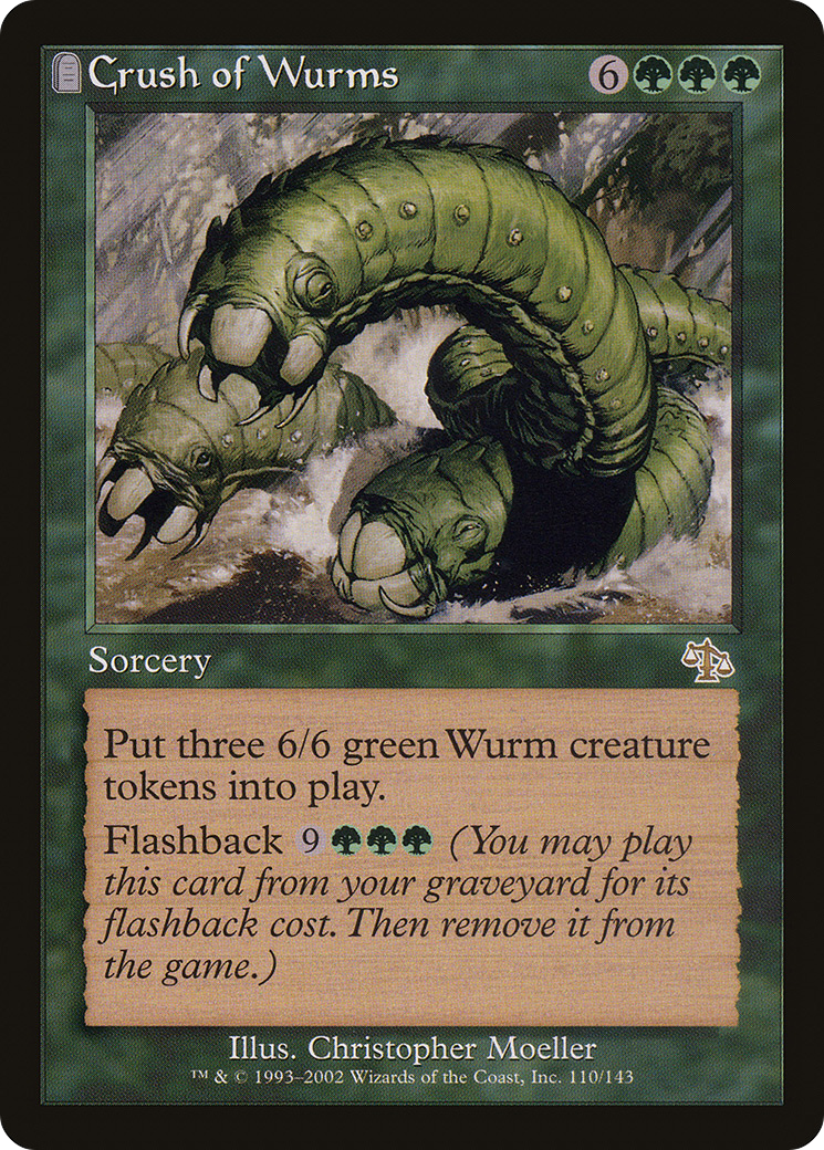 Crush of Wurms (JUD-110)  Foil - Judgment: (tombstone)
