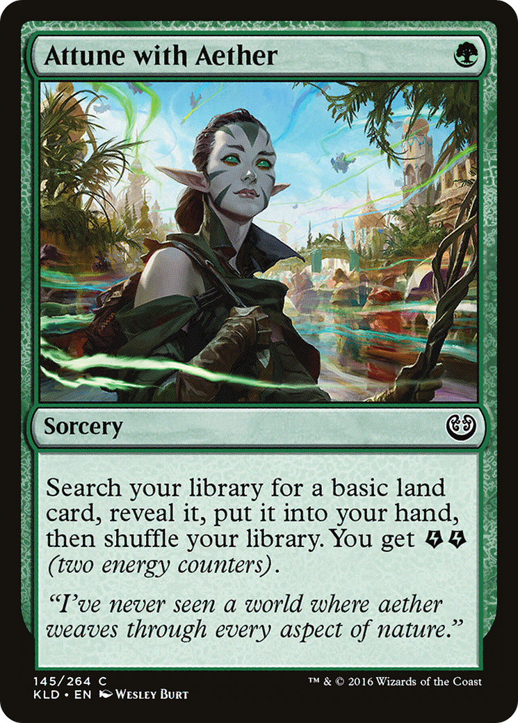 Attune with Aether (KLD-145)  Foil - Kaladesh