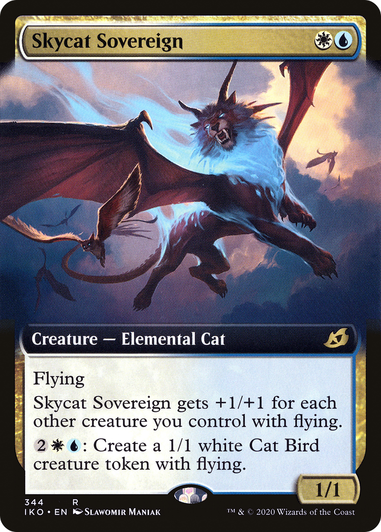 Skycat Sovereign (Extended Art) (IKO-344)  - Ikoria: Lair of Behemoths: (Extended Art)