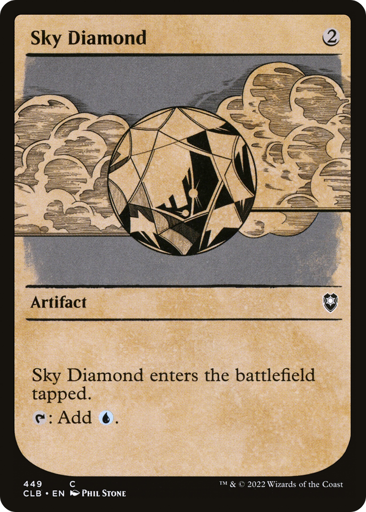 Sky Diamond (Showcase) (CLB-449) - Commander Legends: Battle for Baldur's Gate: (Showcase) Foil