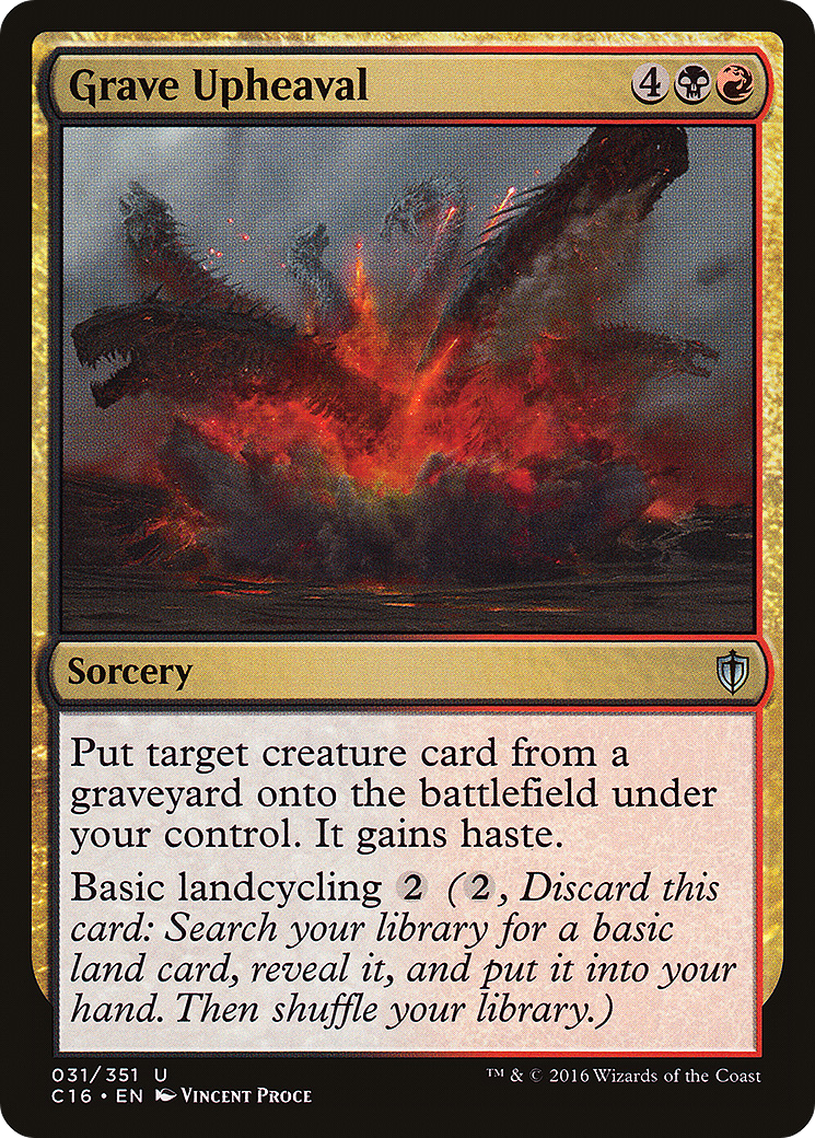 Grave Upheaval (C16-031)  - Commander 2016