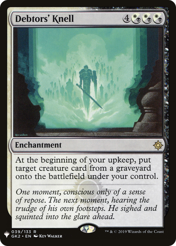 Debtors' Knell (LIST-GK2-39) - The List