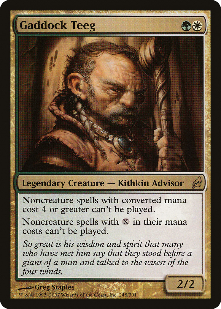 Gaddock Teeg (LRW-248)  Foil - Lorwyn