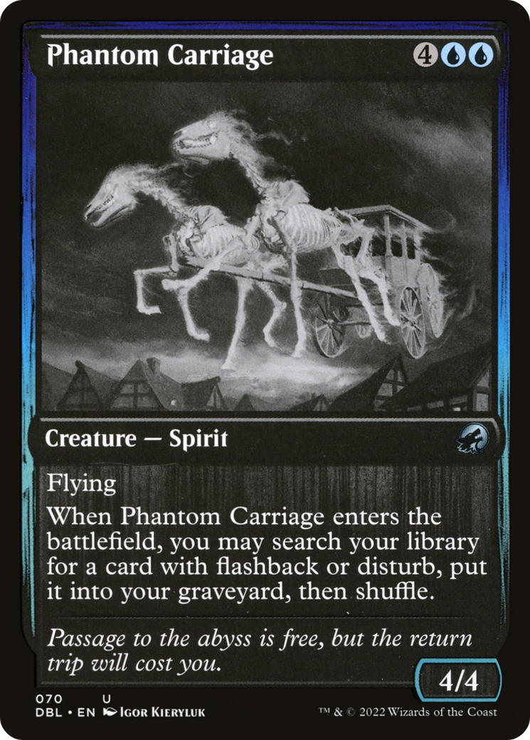 Phantom Carriage (DBL-070)  Foil - Innistrad: Double Feature