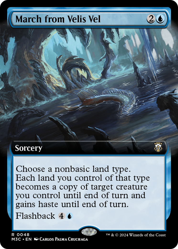 March from Velis Vel (Extended Art) (M3C-048)  - Modern Horizons 3 Commander: (Extended Art)