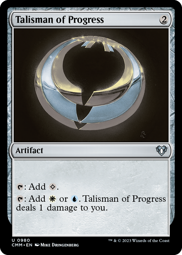 Talisman of Progress (CMM-980)  - Commander Masters