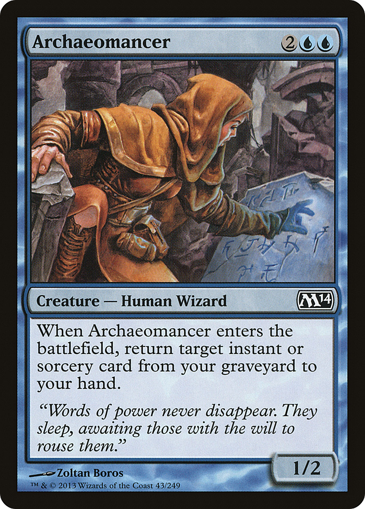 Archaeomancer (M14-043)  Foil - Magic 2014
